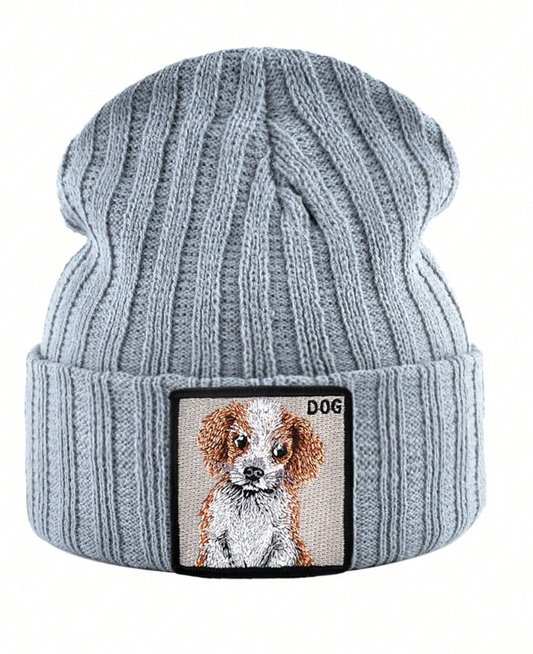 Mavi WildWear - Unisex Knitted Beanie: Dog Edition