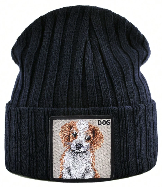 Mavi WildWear - Unisex Knitted Beanie: Dog Edition