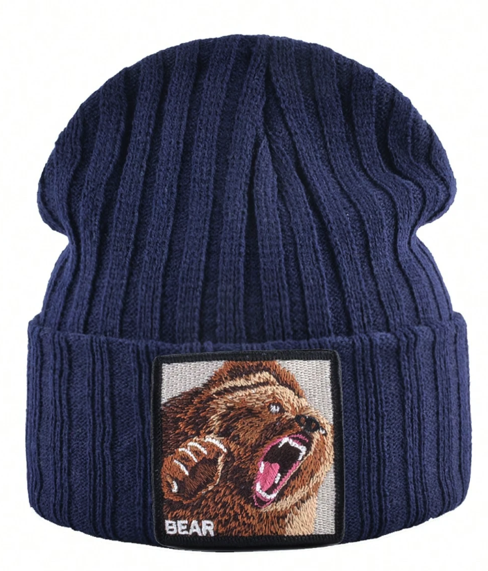 Mavi WildWear - Unisex Knitted Beanie: Tiger Edition